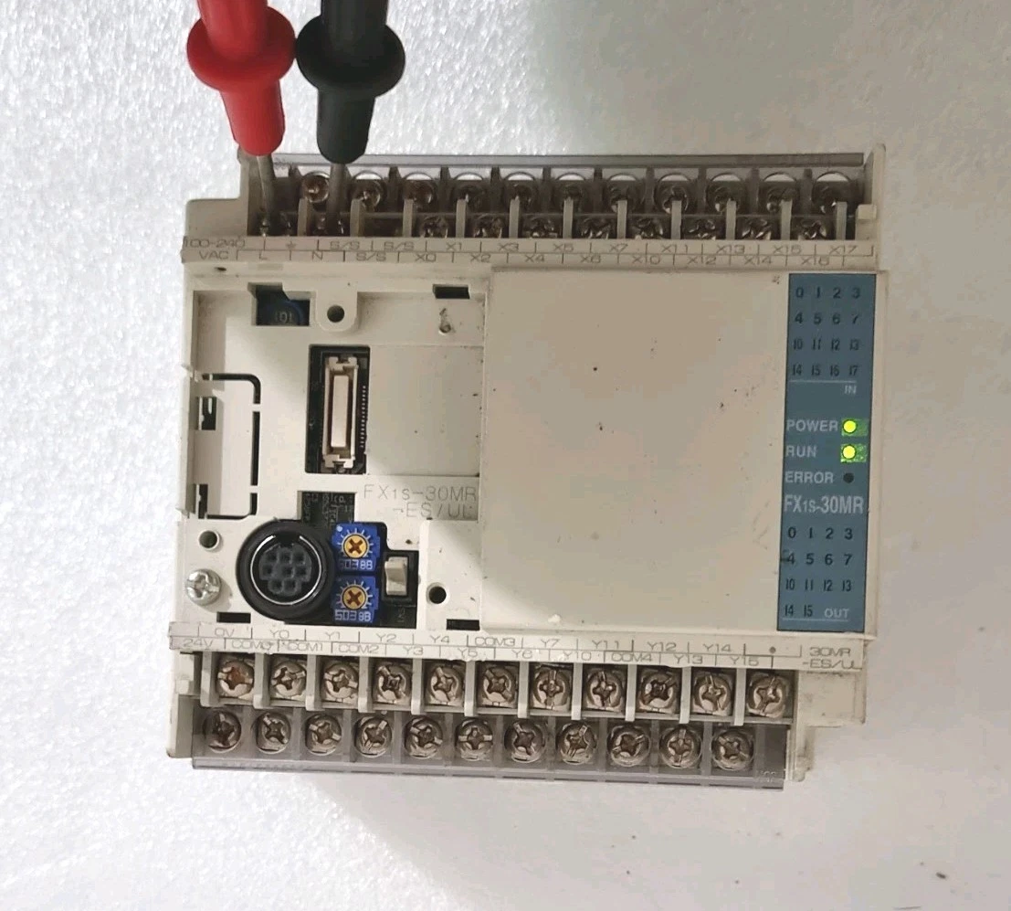 MITSUBISHI FX1S-30MR-ES/UL PROGRAMMABLE CONTROLLER 100-240VAC (USED CONDITION)